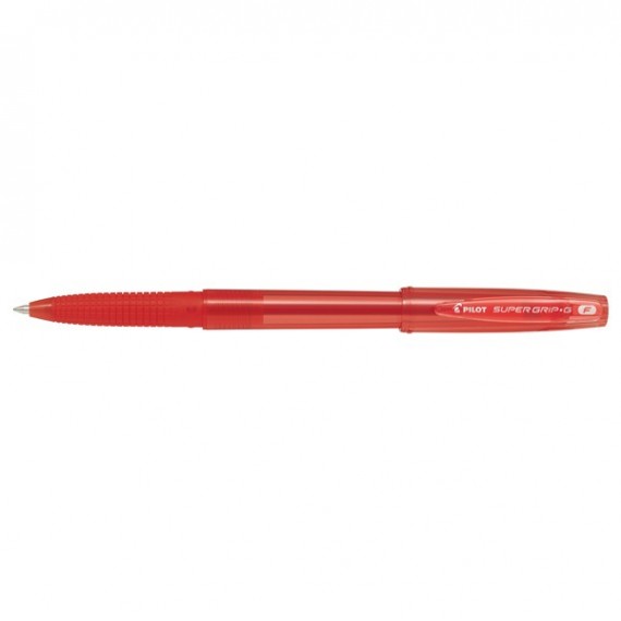 PILOT - PENNA A SFERA SUPER GRIP-G CON CAPPUCCIO ROSSA (F)