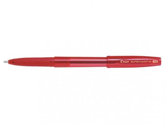 PILOT - PENNA A SFERA SUPER GRIP-G CON CAPPUCCIO ROSSA (M)