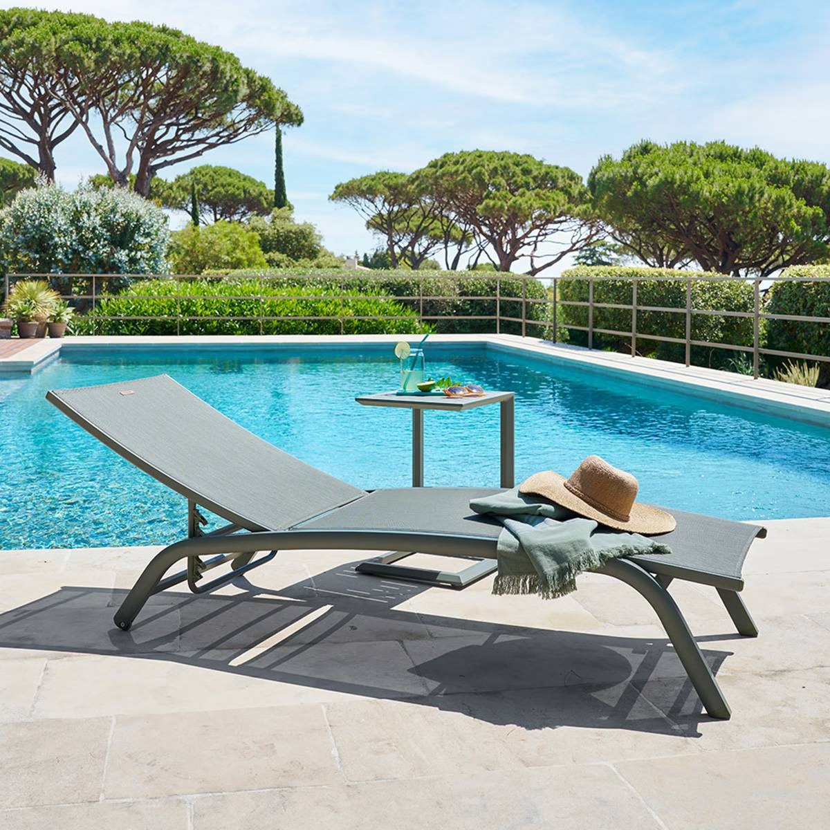 LETTINO DA ESTERNO MOD. BONAO ALLORO E TEXTILENE ALLORO 