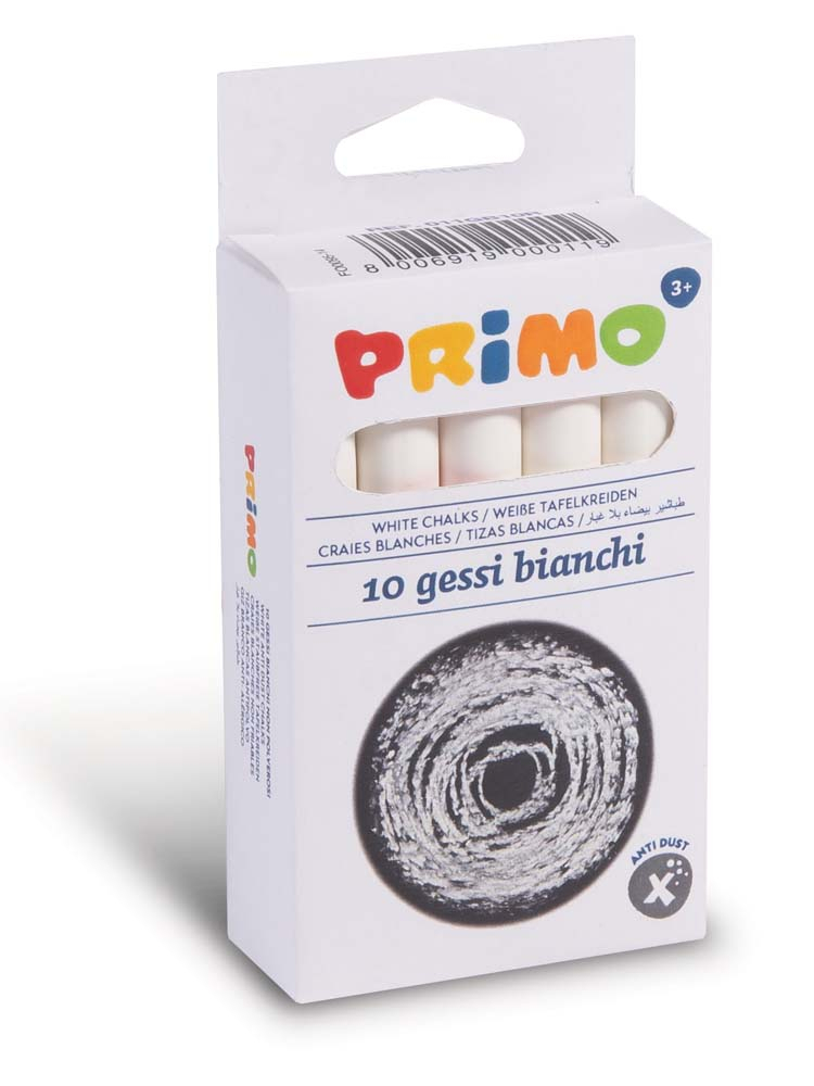 PRIMO - SET 10 GESSI BIANCHI TONDI