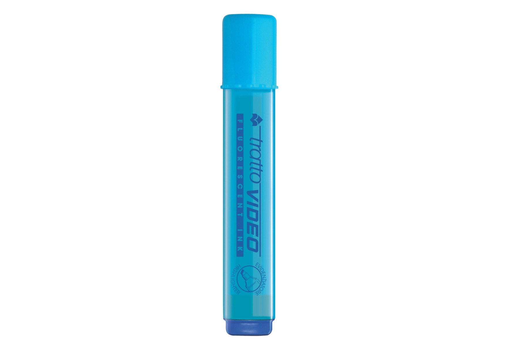 TRATTO - EVIDENZIATORE TRATTO VIDEO AZZURRO 