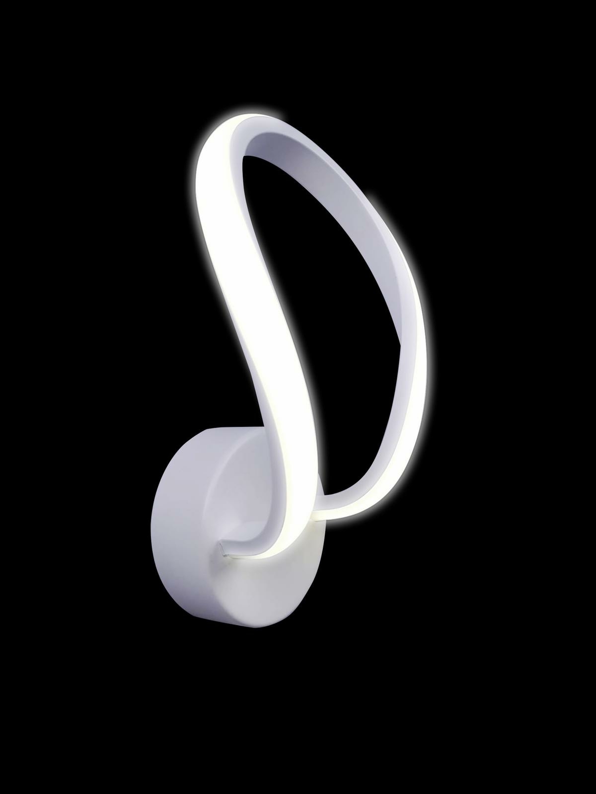 APPLIQUE FOREVER 13X10.5 H. 24.5CM BIANCO - 8W 4500K 600lm 