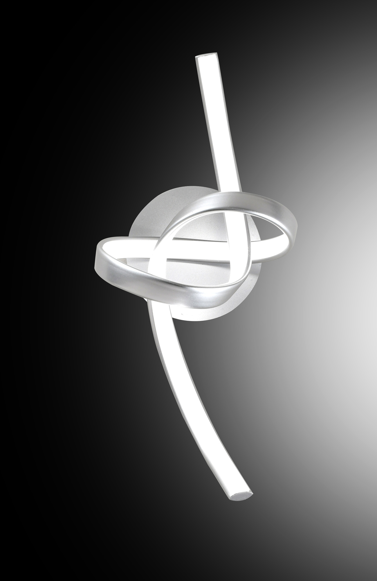 APPLIQUE KILEY H. 40CM ARGENTO - 1080lm 4500K 12W