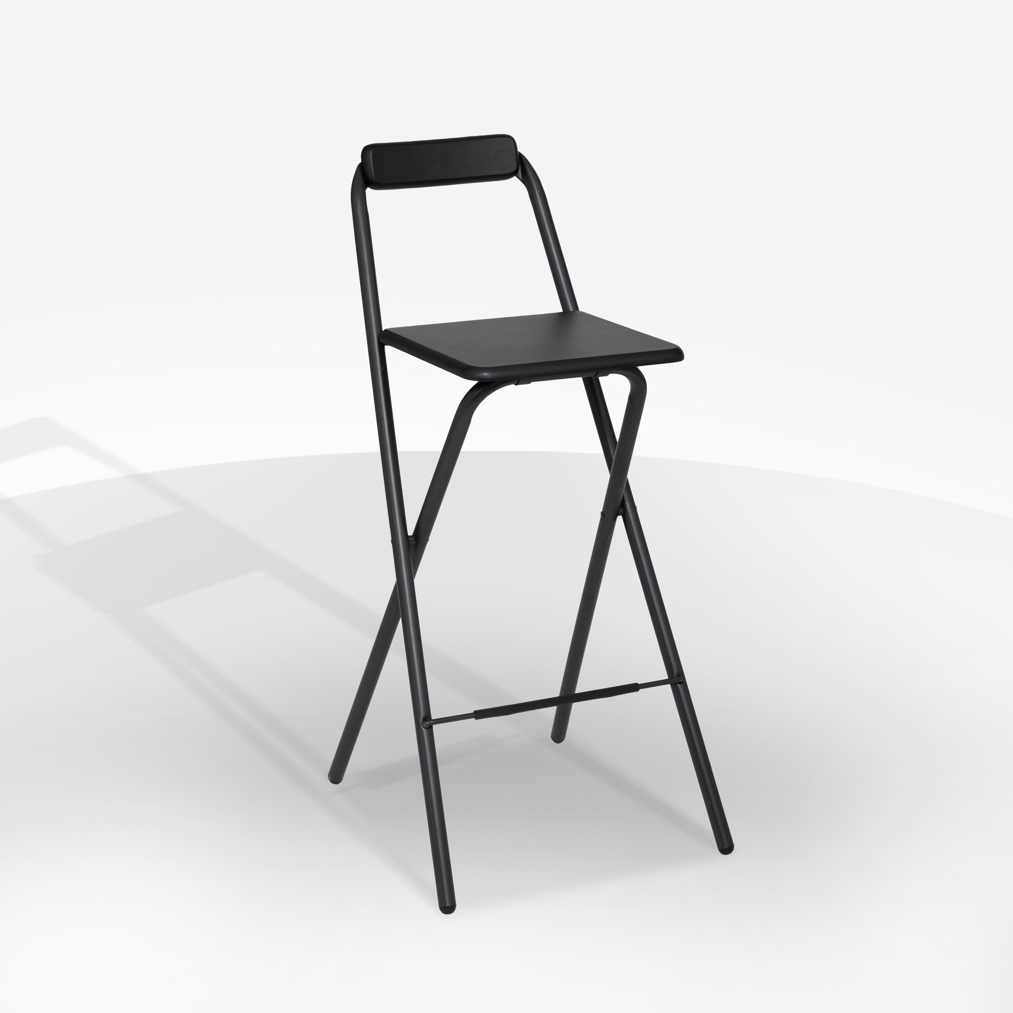 SGABELLO ALTO MOD. LOUNA NERO 