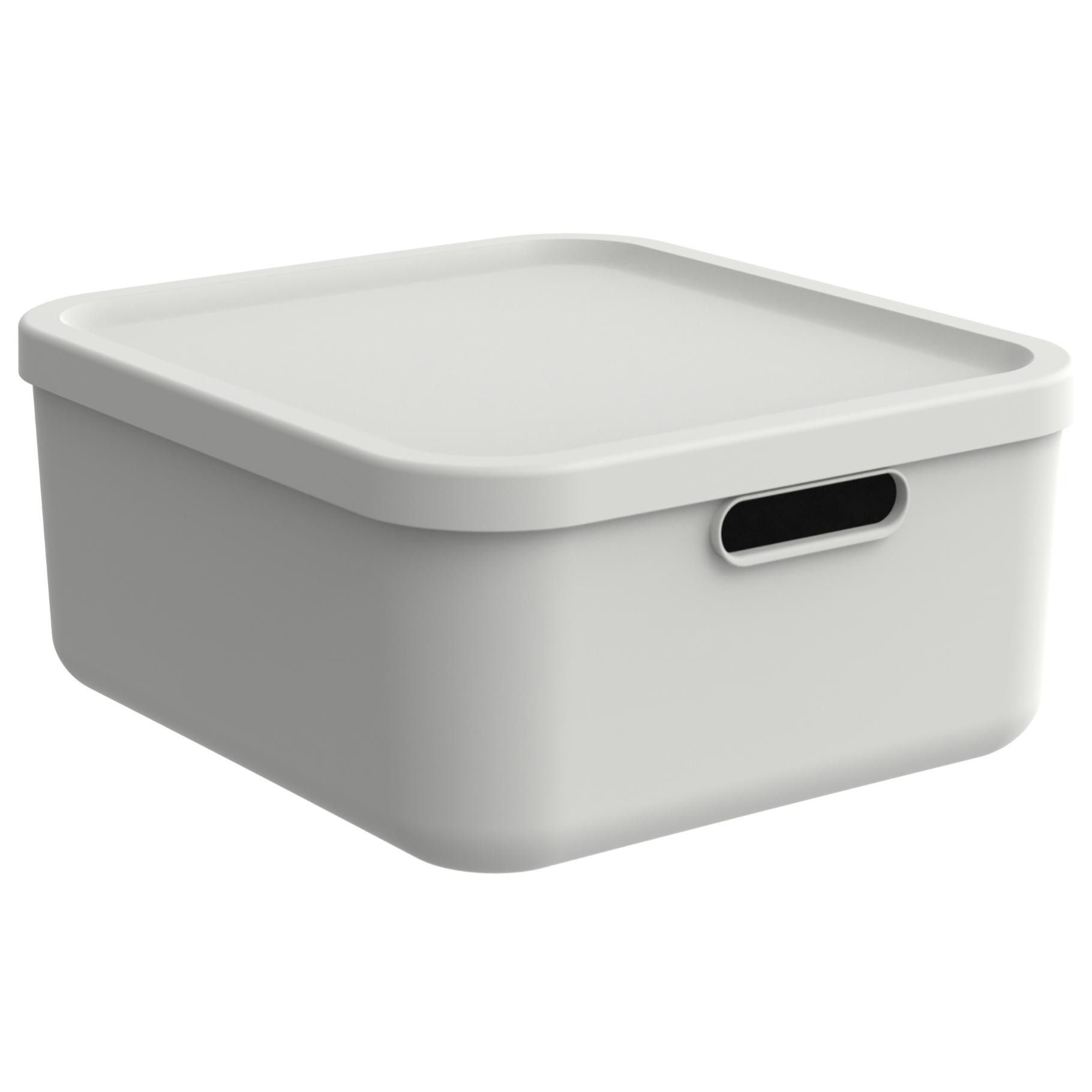 CONTENITORE MULTI BOX ALBULA 39.5X35.5 H.17.7CM 20LT BIANCO