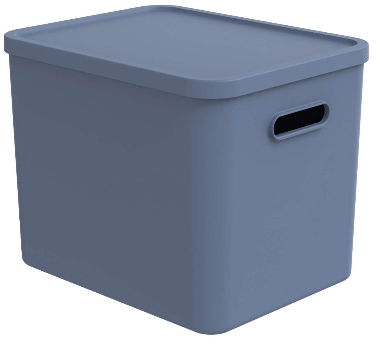 CONTENITORE MULTI BOX ALBULA 37X29 H. 29.5CM 27LT BLU ORIZZONTE