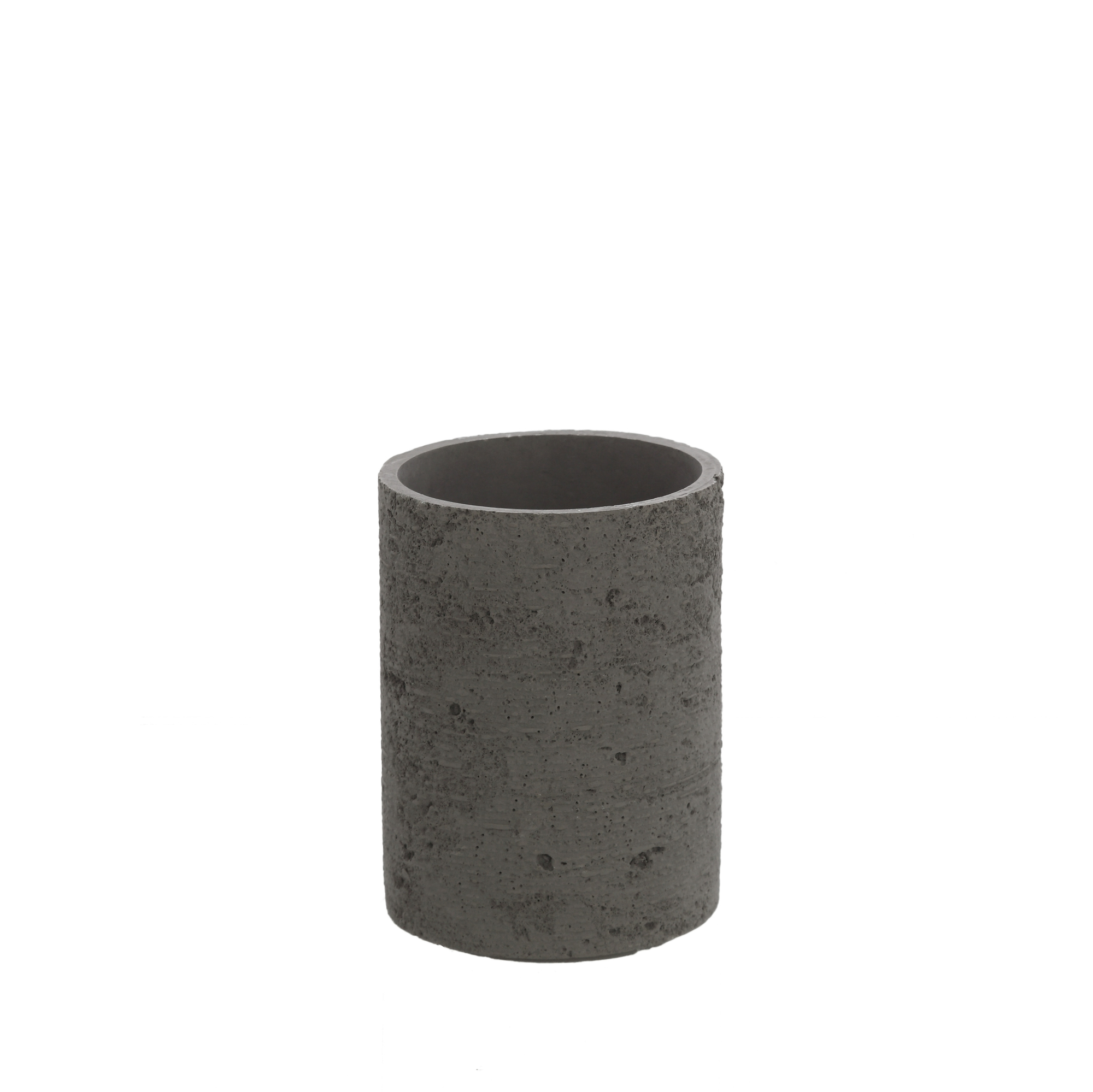 LINEA ARIZONA - BICCHIERE PORTASPAZZOLINO IN POLIRESINA GRIGIO