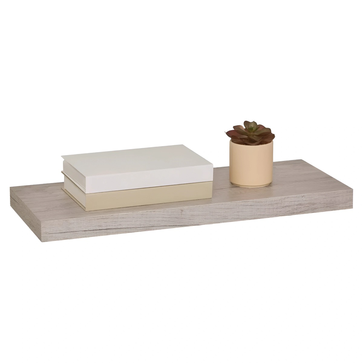 MENSOLA A MURO FIXY IN MDF CM 60X23.5 ROVERE GRIGIO