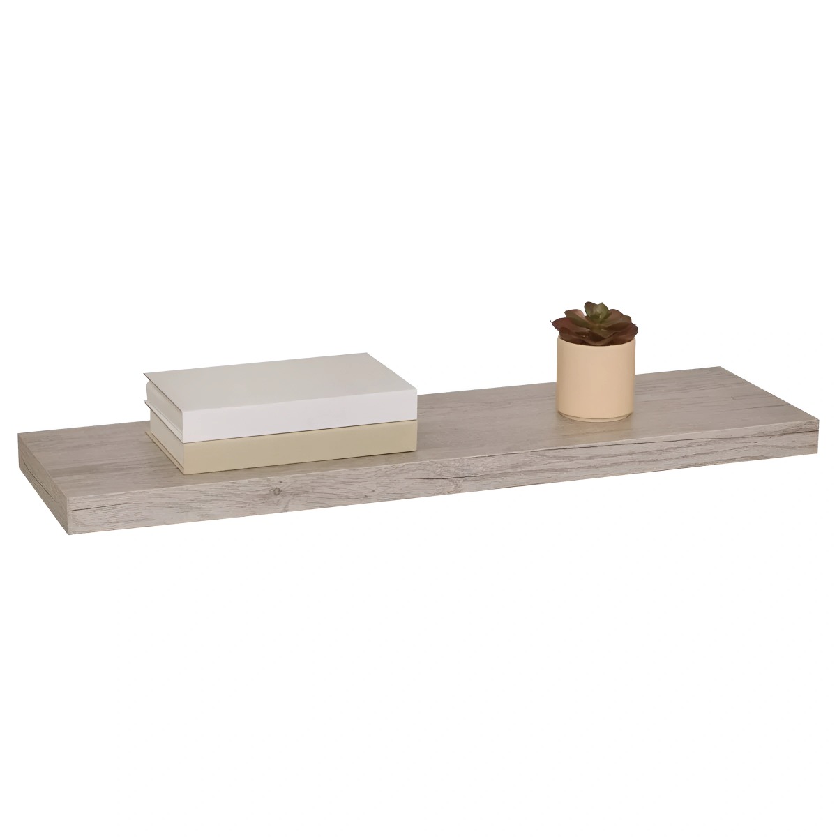 MENSOLA A MURO FIXY IN MDF CM 80X23.5 ROVERE GRIGIO