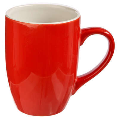TAZZA CON MANICO IN GRES LINEA COLORAMA 38CL ROSSO