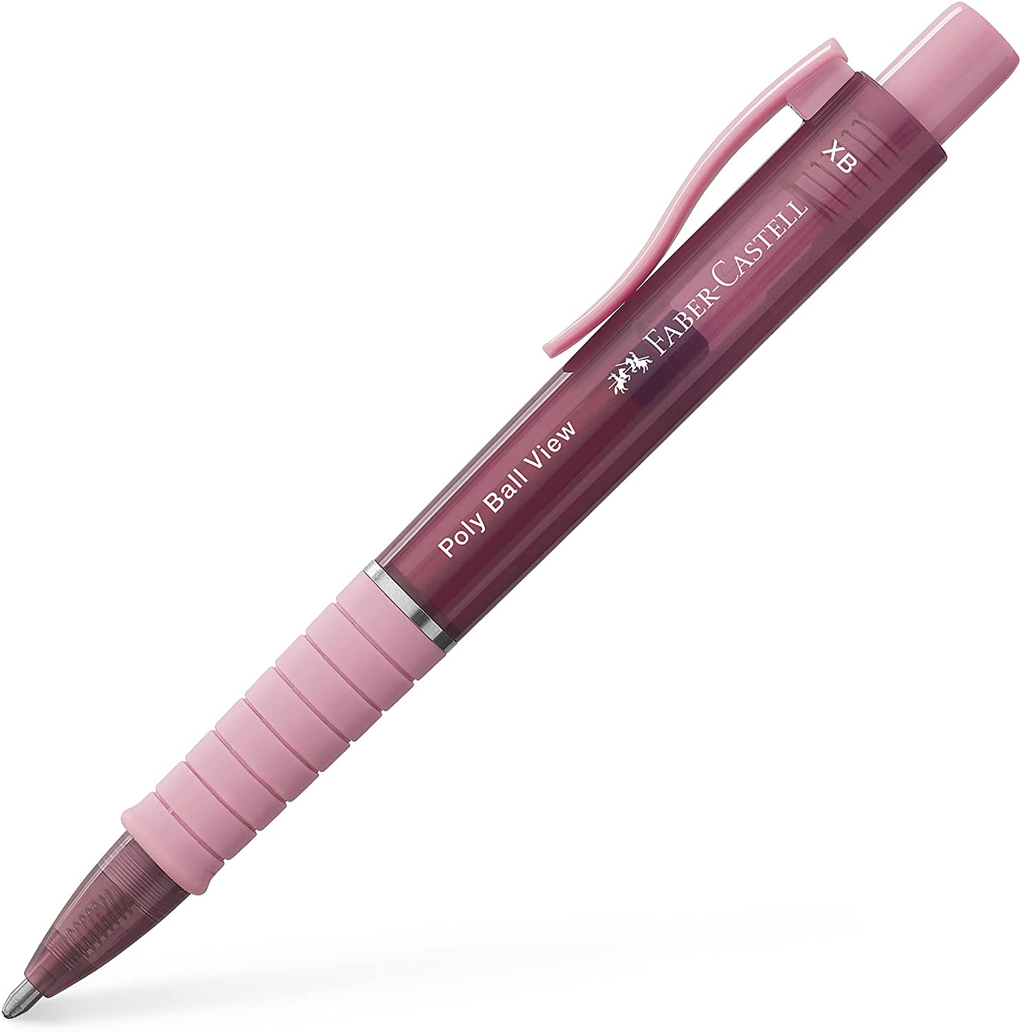 FABER CASTELL - PENNA A SFERA POLY BALL VIEW ROSA