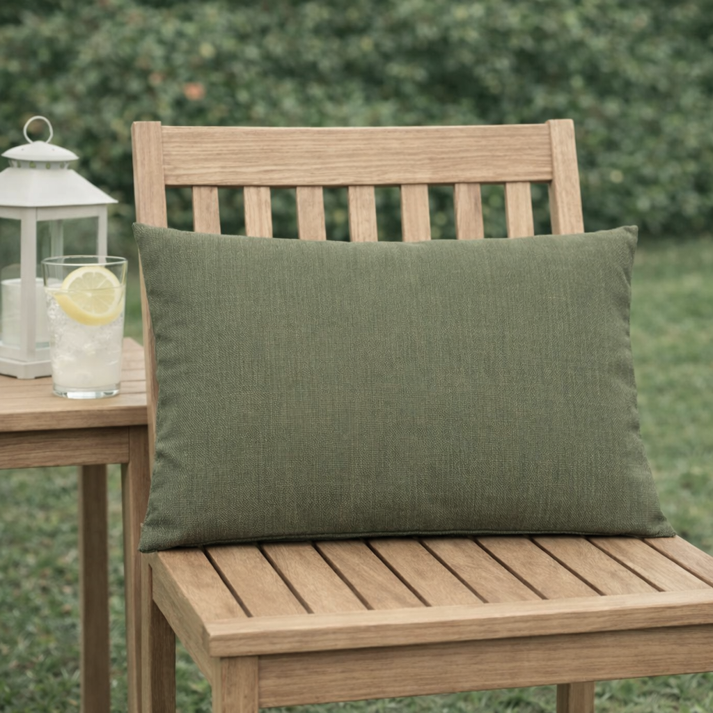 CUSCINO RETTANGOLARE DA ESTERNO KORAI 50X30CM VERDE ALLORO