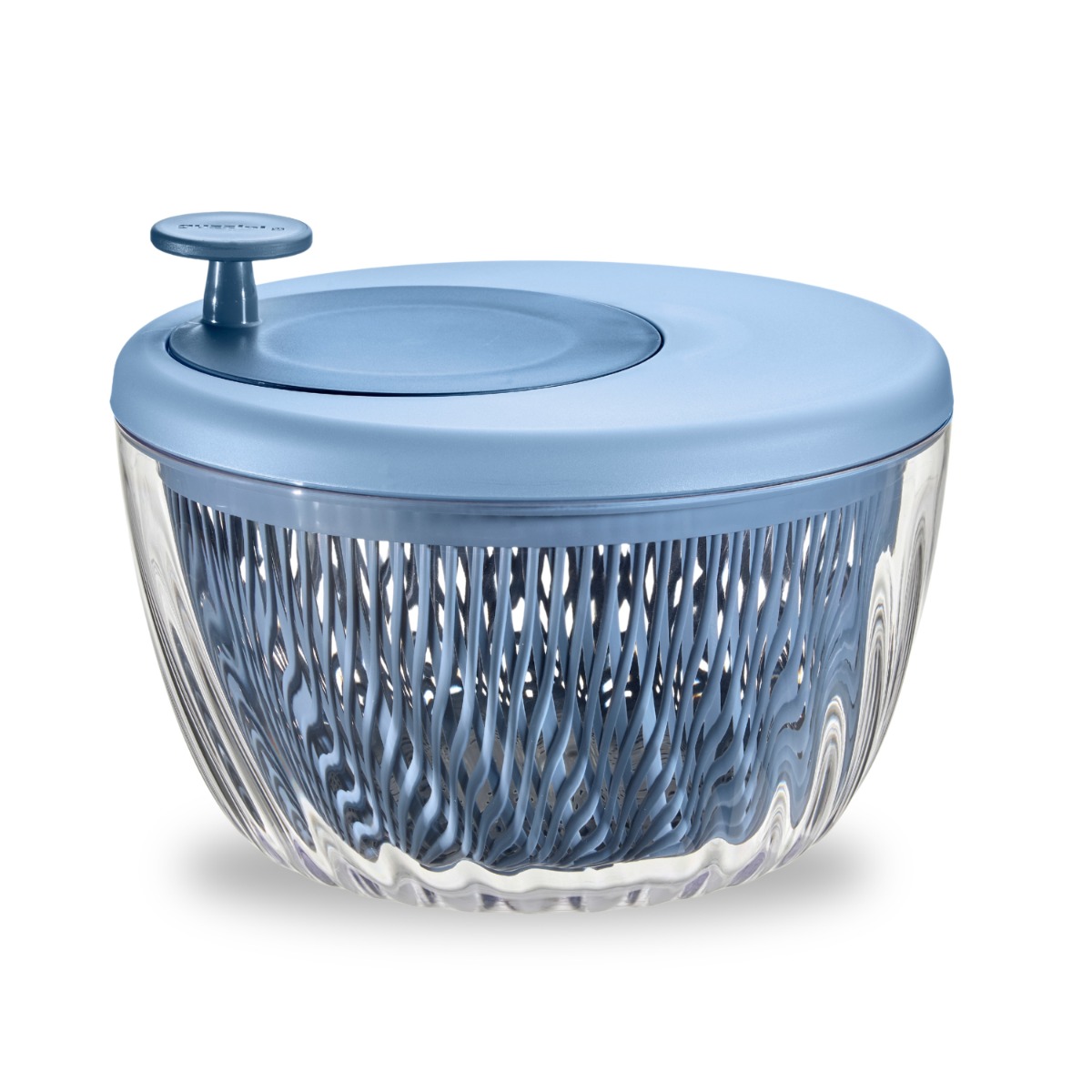 GUZZINI - CENTRIFUGA INSALATA SPIN AND STORE DIAM. 26CM AZZURRO