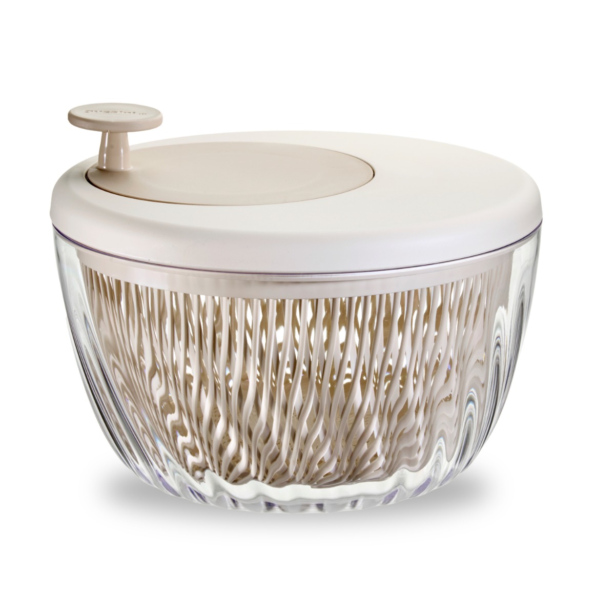 GUZZINI - CENTRIFUGA INSALATA SPIN AND STORE DIAM. 26CM ARGILLA