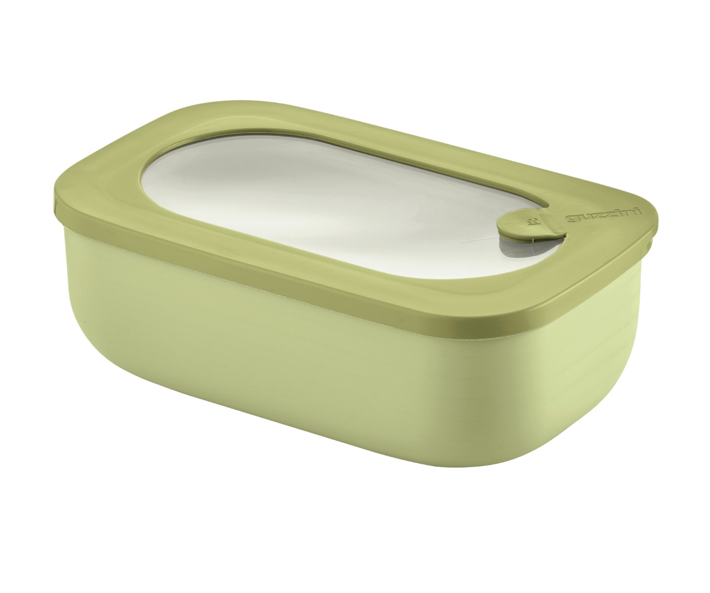 GUZZINI - CONTENITORE RETTANGOLARE STORE AND MORE BIO 20X12 H. 7CM VERDE