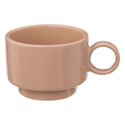 SET 4 TAZZINE IN GRES LINEA RETRO 10CL ROSA CHIARO 