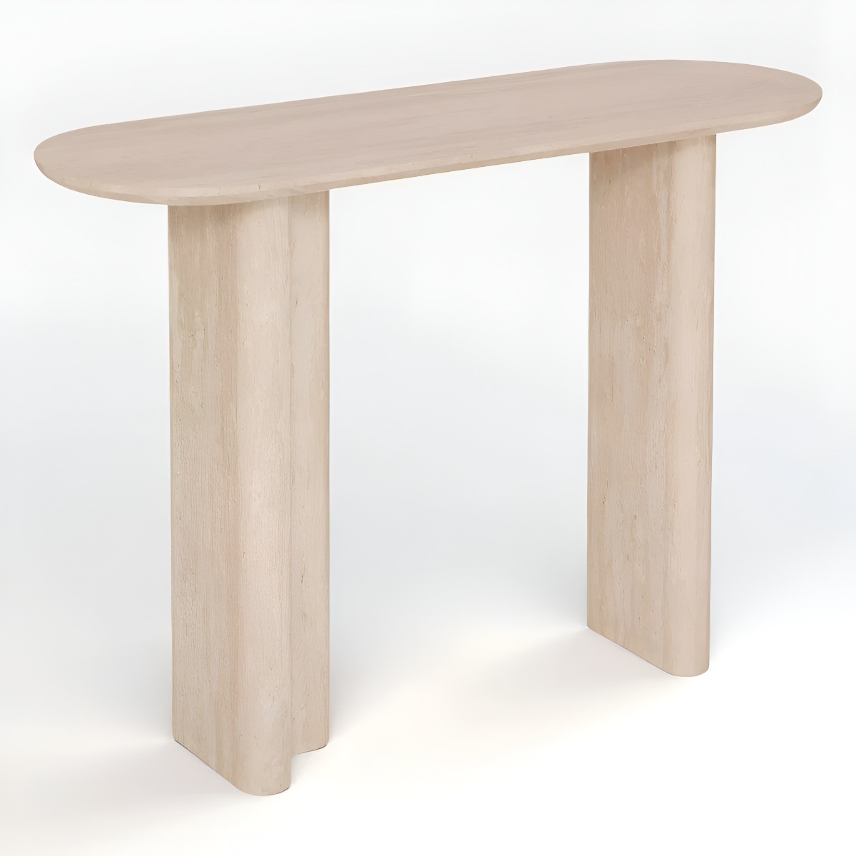 CONSOLLE MOD. ANAYA CM 110 IN MDF EFFETTO TRAVERTINO NATURALE 