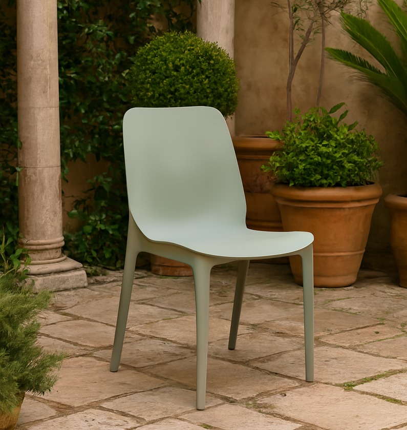 SCAB - SEDIA MOD. GINEVRA VERDE SALVIA