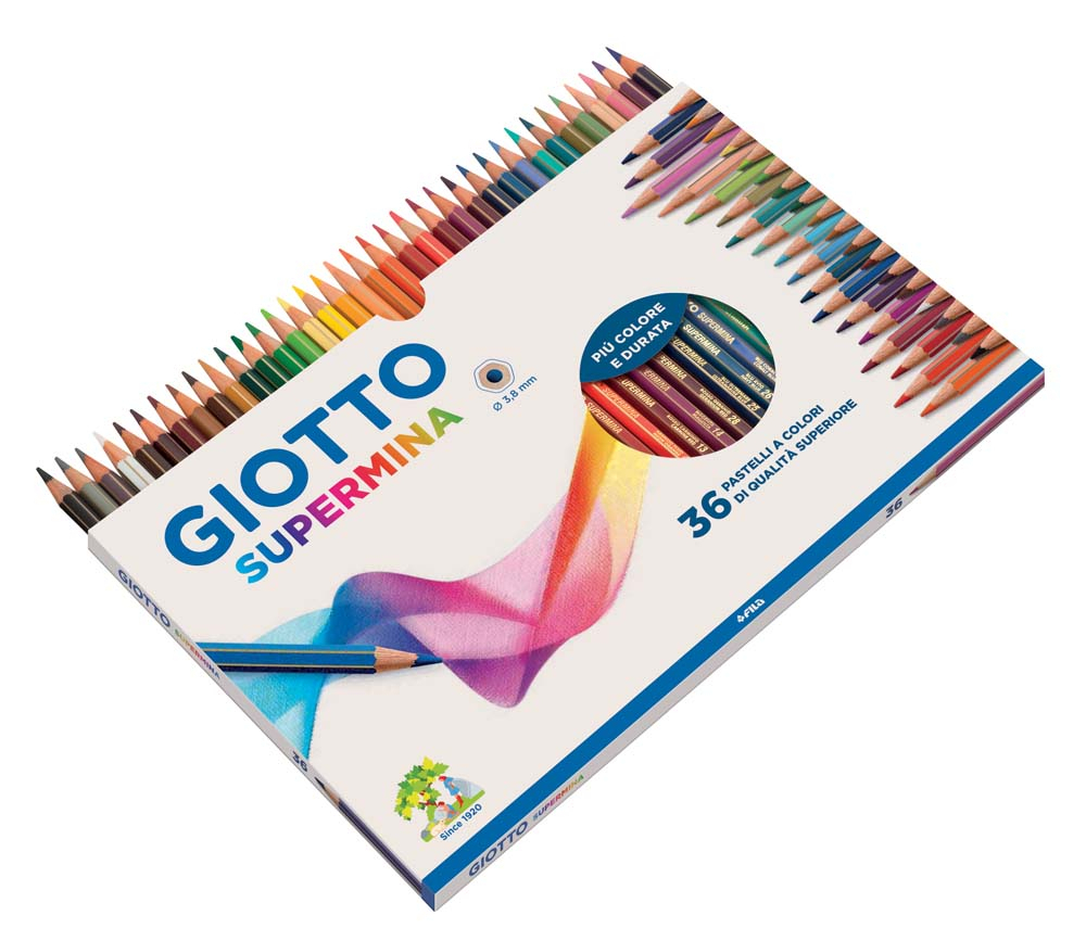GIOTTO - SUPERMINA ASTUCCIO 36 PASTELLI COLORATI
