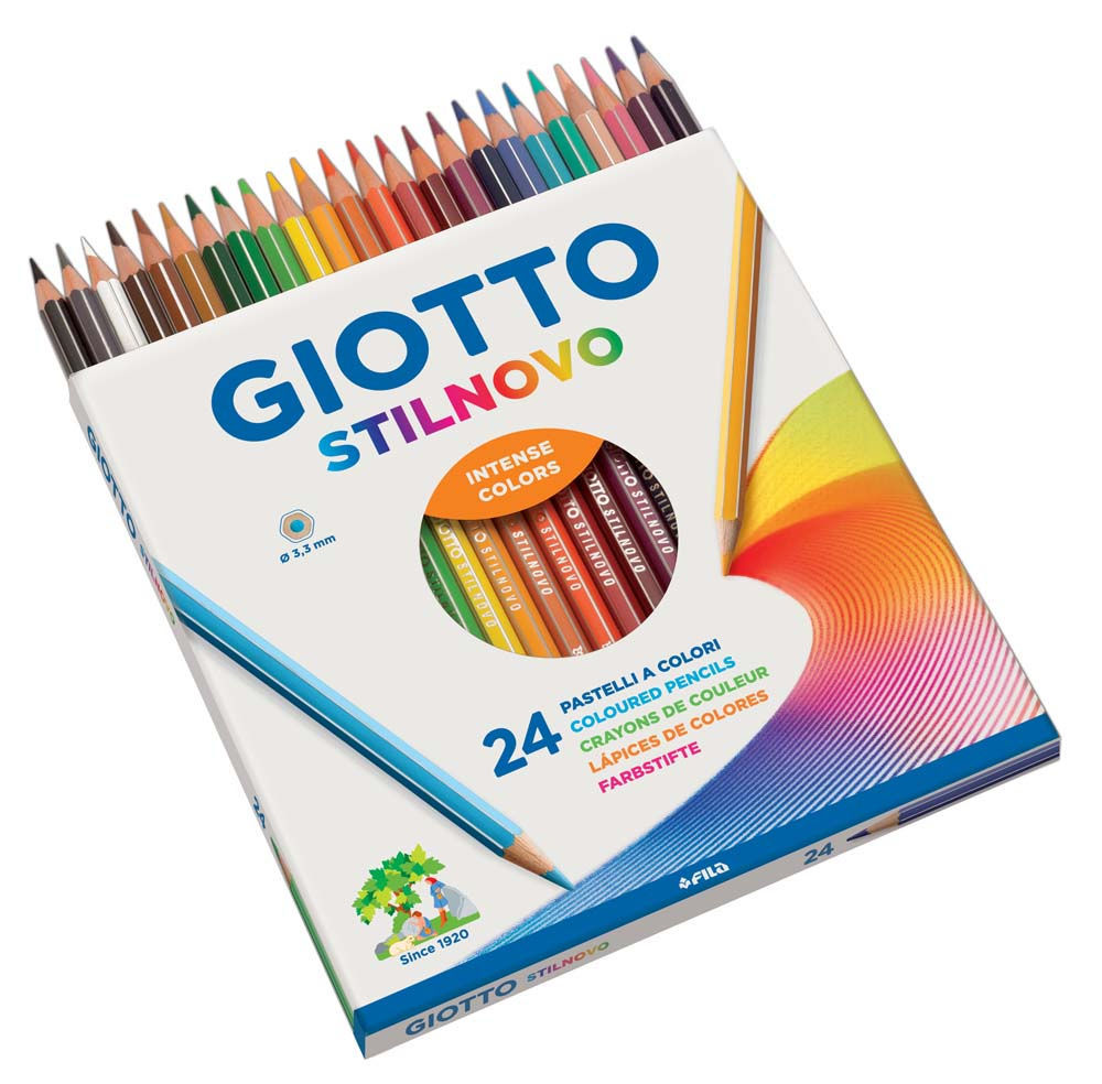 GIOTTO - STILNOVO ASTUCCIO 24 MATITE COLORATE