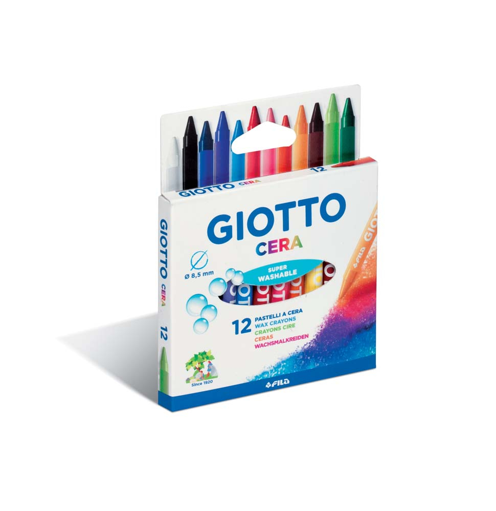 GIOTTO - ASTUCCIO 12 PASTELLI A CERA 