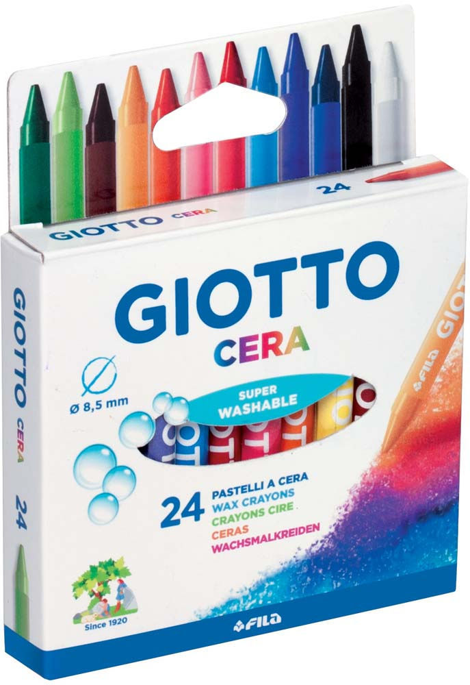 GIOTTO - ASTUCCIO 24 PASTELLI A CERA
