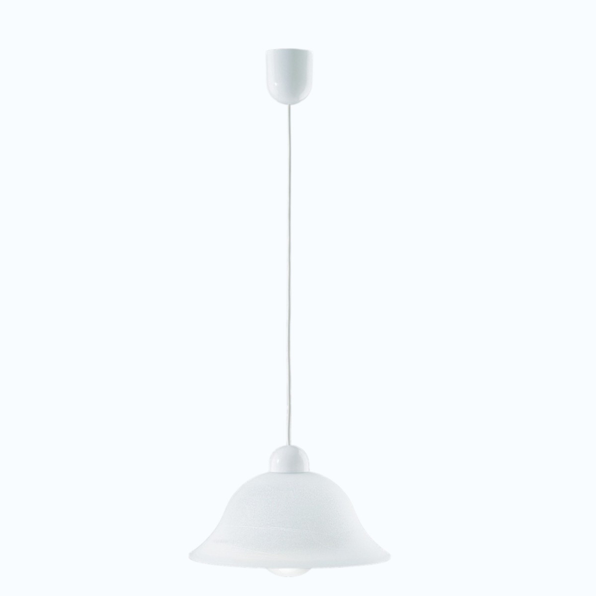 SOSPENSIONE SETTECENTO BIANCO 31X120CM - 1XE27 MAX 60W