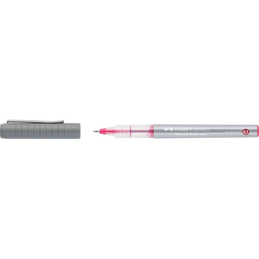 FABER CASTELL - PENNA FREE INK ROLLER FINE FUCSIA