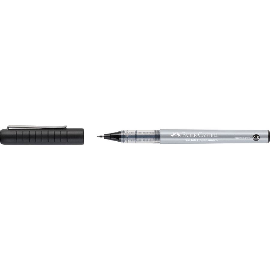 FABER CASTELL - PENNA FREE INK ROLLER MICRO NERA