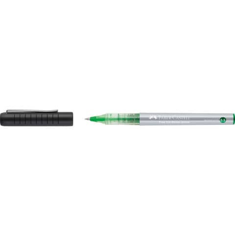 FABER CASTELL - PENNA FREE INK ROLLER MICRO VERDE