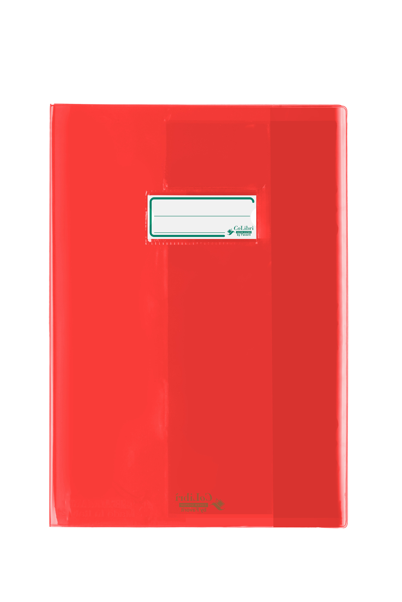 COLIBRI - COPERTINA COPRIMAXI ITRASPARENTE A4 LISCIA ROSSO