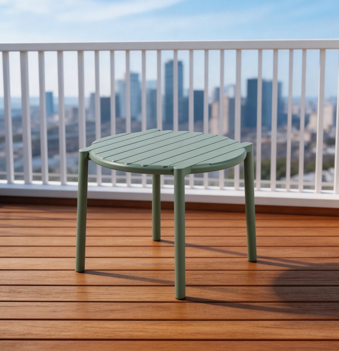 NARDI OUTDOOR - TAVOLINO MOD.DOGA DIAM CM 49,5 POLIPROPILENE MENTA