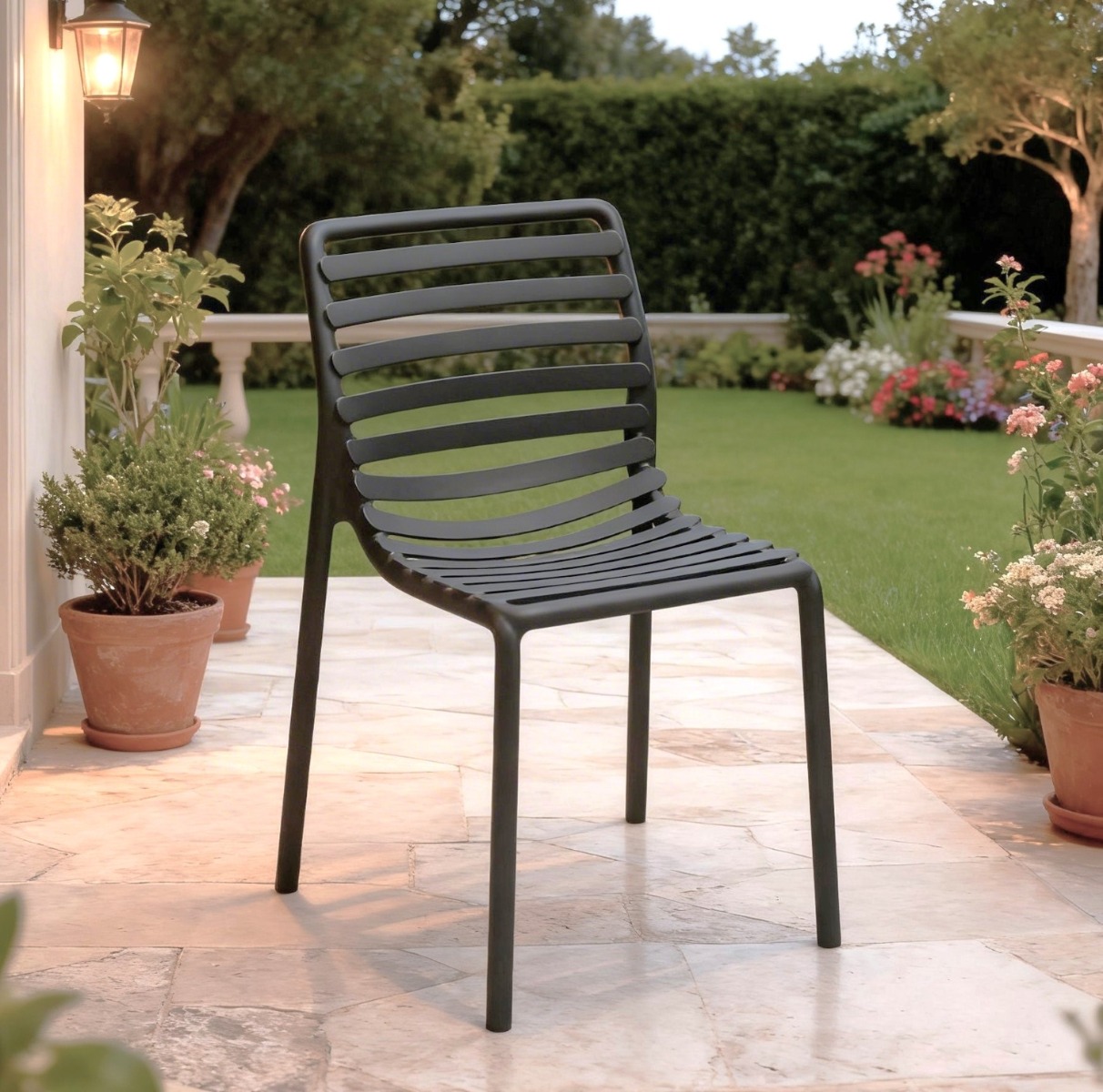 NARDI OUTDOOR - SEDIA MOD. DOGA BISTROT ANTRACITE