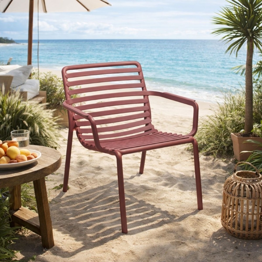 NARDI OUTDOOR - SEDIA MOD. DOGA RELAX MARSALA