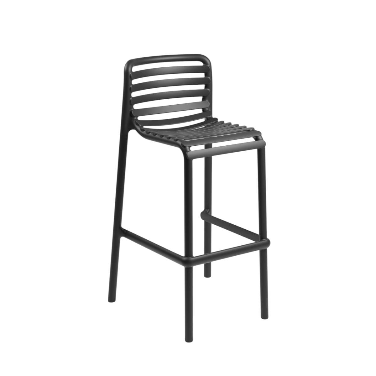 NARDI OUTDOOR - SGABELLO DOGA STOOL ANTRACITE