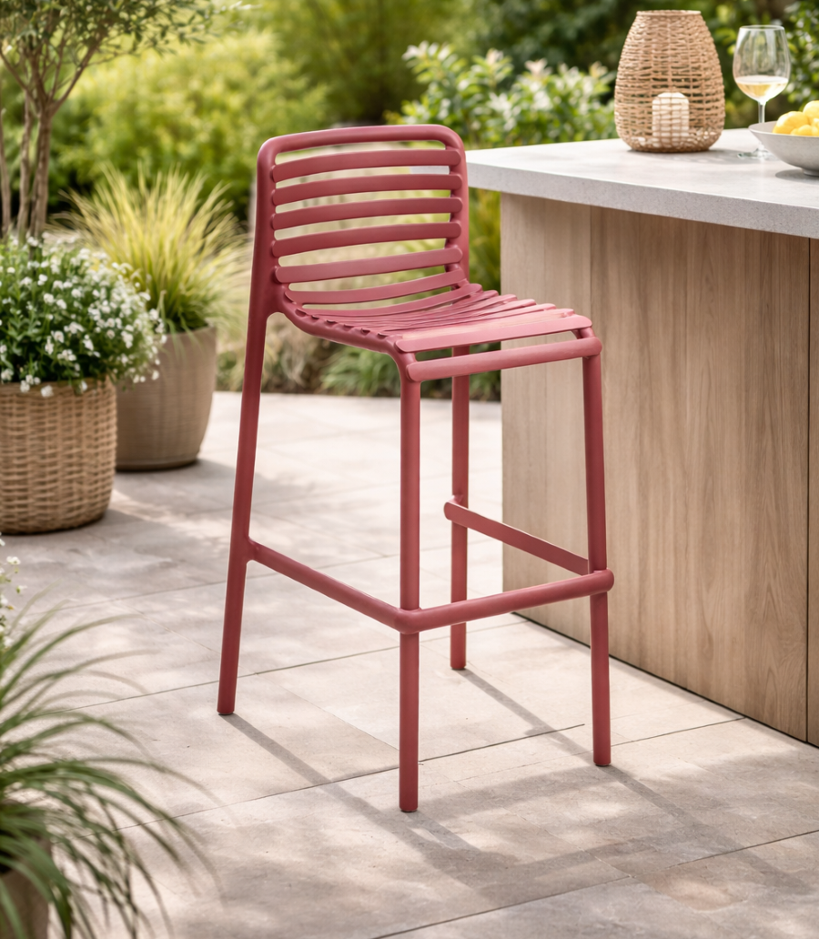 NARDI OUTDOOR - SGABELLO DOGA STOOL MARSALA