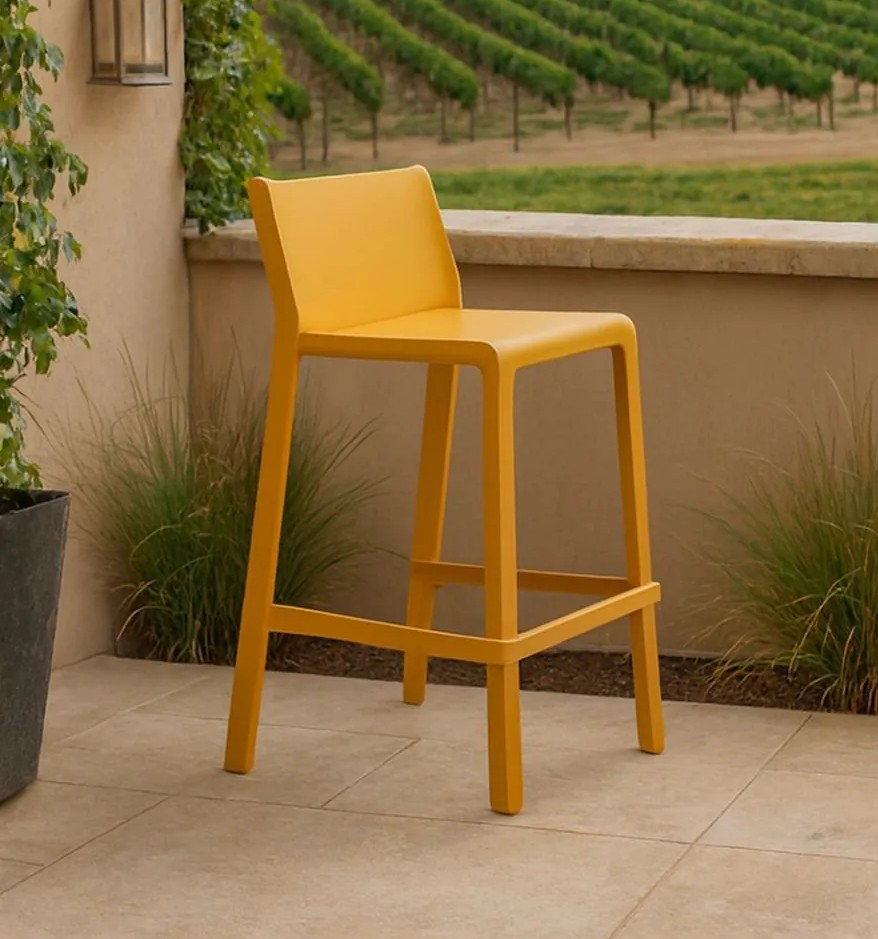 NARDI OUTDOOR - SGABELLO TRILL STOOL MINI SENAPE