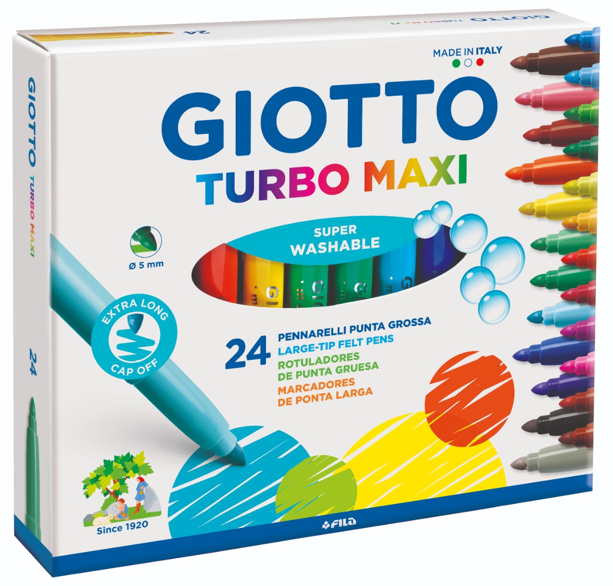GIOTTO - GIOTTO TURBO MAXI CON 24 PENNARELLI