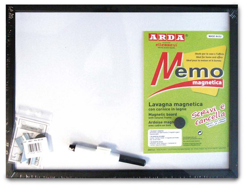 ARDA - LAVAGNA MAGNETICA CM 40X30 CON ACCESSORI 