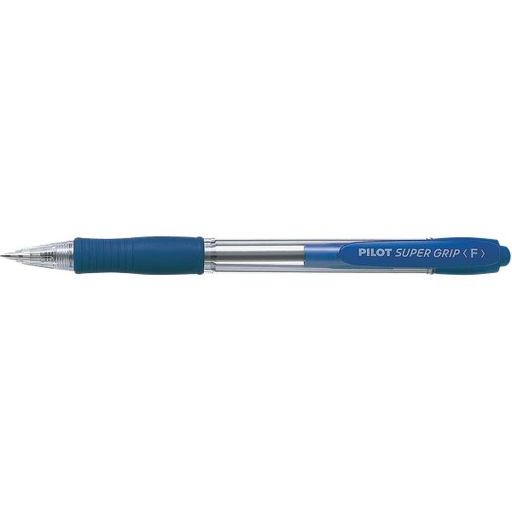 PILOT - PENNA A SFERA A SCATTO SUPER GRIP BLU (F)