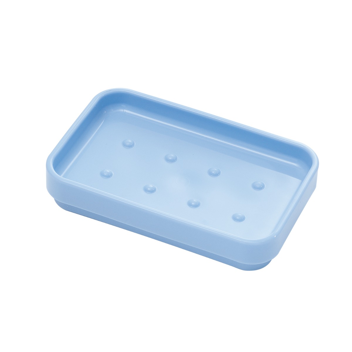 LINEA SEVENTY - PORTA SAPONE IN RESINA TERMOPLASTICA CELESTE