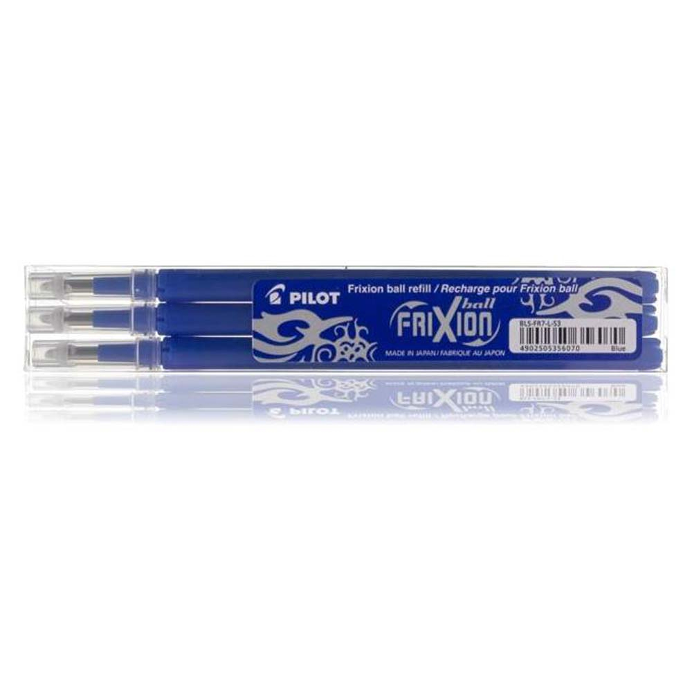 PILOT - SET 3 REFILL FRIXION BALL E CLICKER 0.7MM BLU