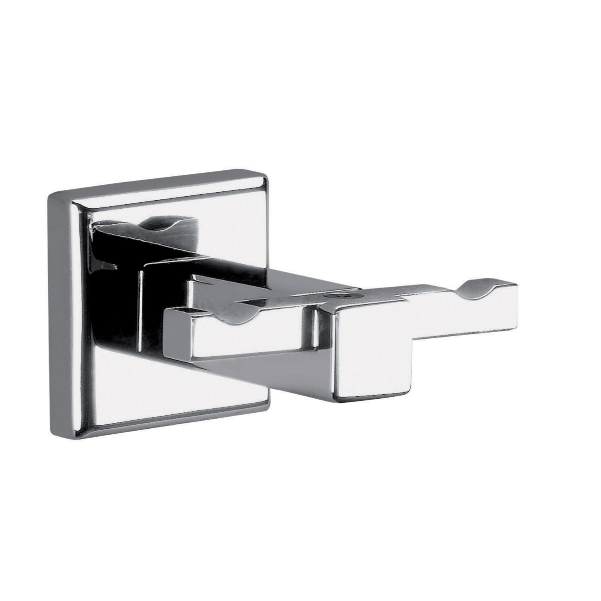 LINEA COLORADO - APPENDIABITI DOPPIO IN ACCIAIO INOX E CROMALL 