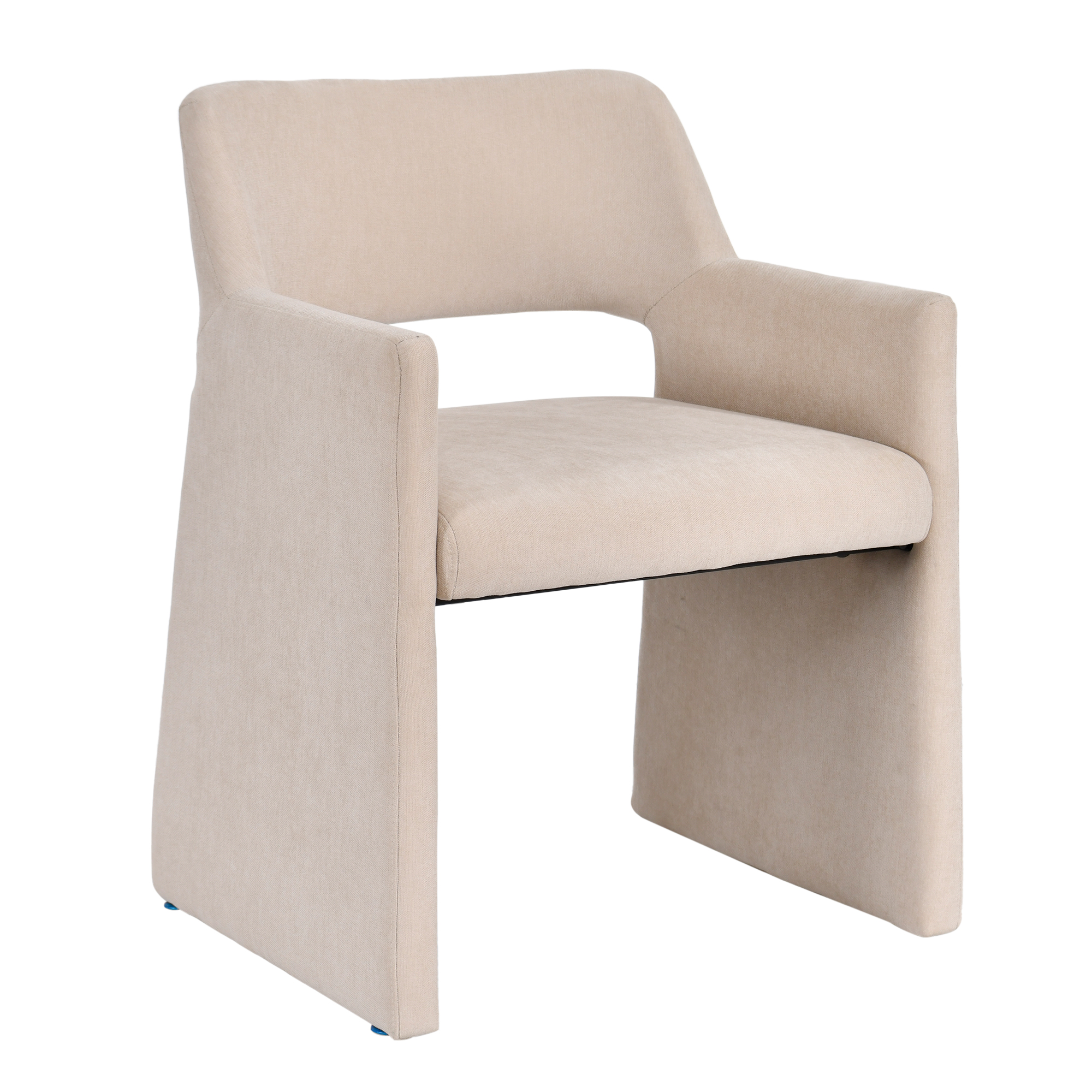 POLTRONA IN TESSUTO CM 50.5X54 H.93 BEIGE