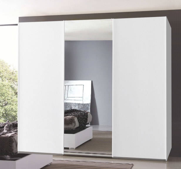 ARMADIO MOD. CITY CM 270X65 H. 247 BIANCO FRASSINATO