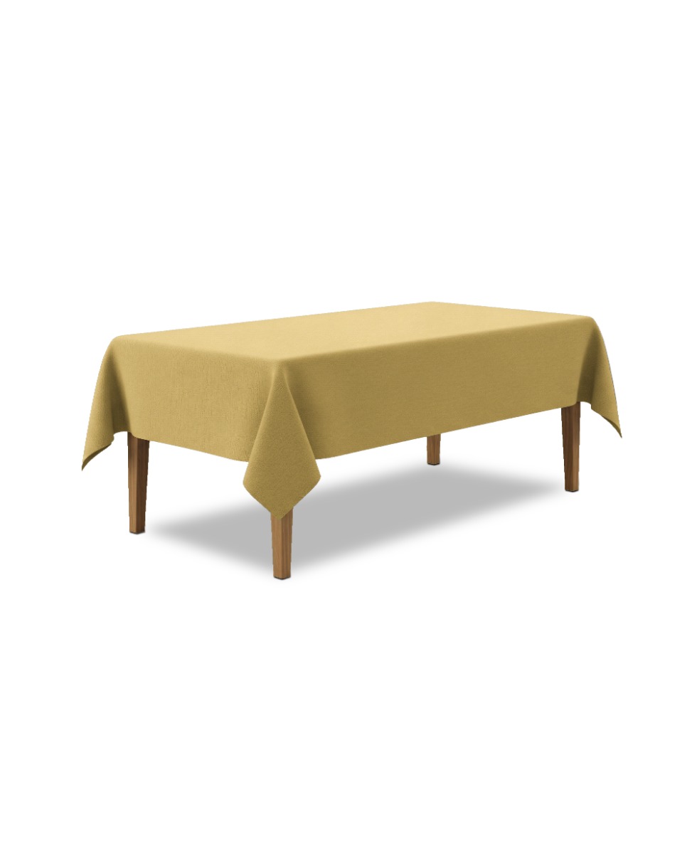 TOVAGLIA RETTANGOLARE IN VELLUTO ORO 140X180CM