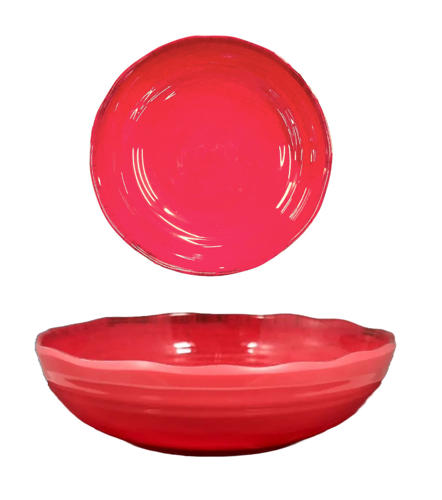 PIATTO FONDO IN MELAMINA RED PEPPER DIAM. 20CM