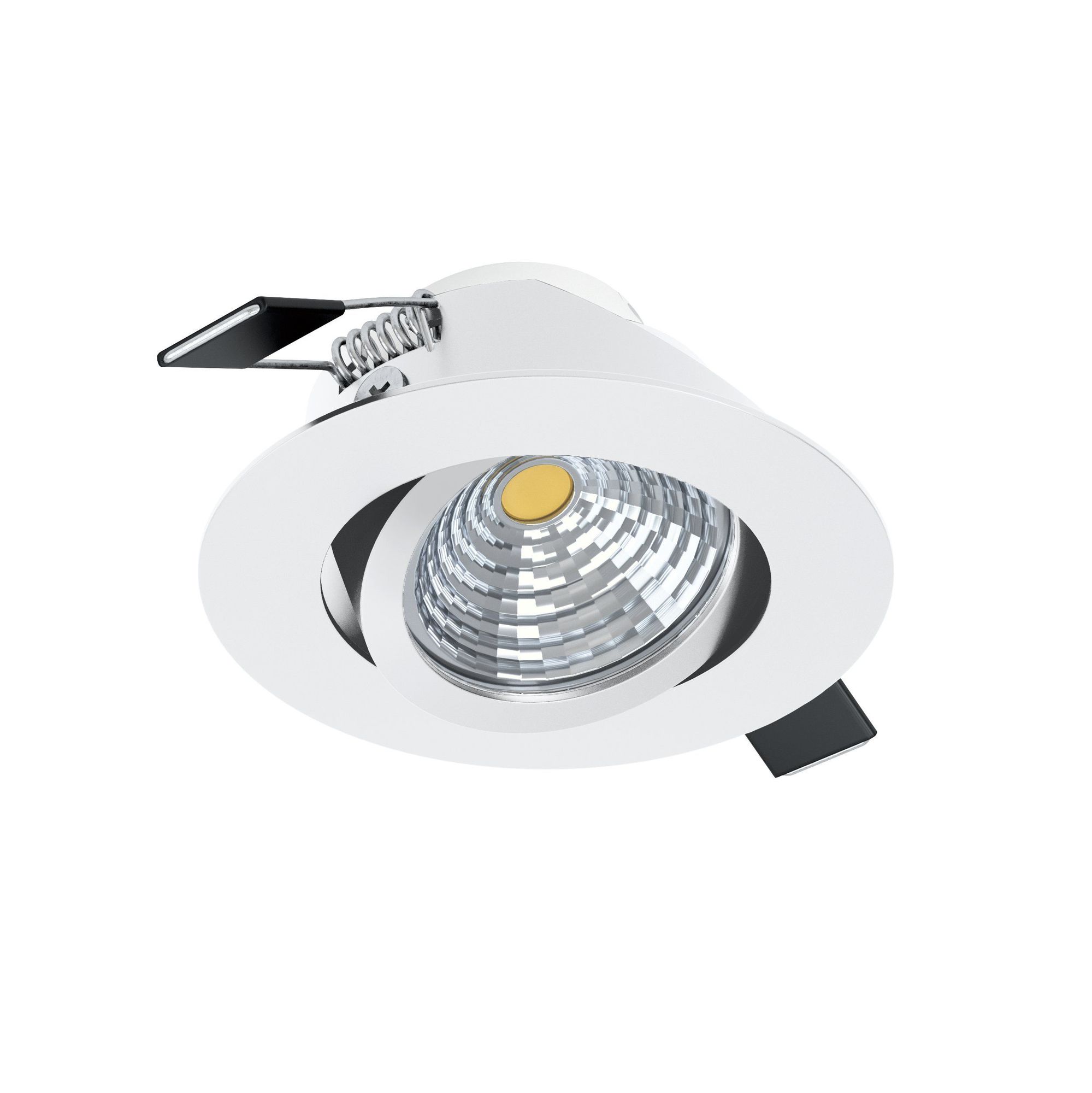 LAMPADA AD INCASSO A LED SALICETO DIAM. 8.8CM BIANCO - 1X4.8W 2700K 1X450lm