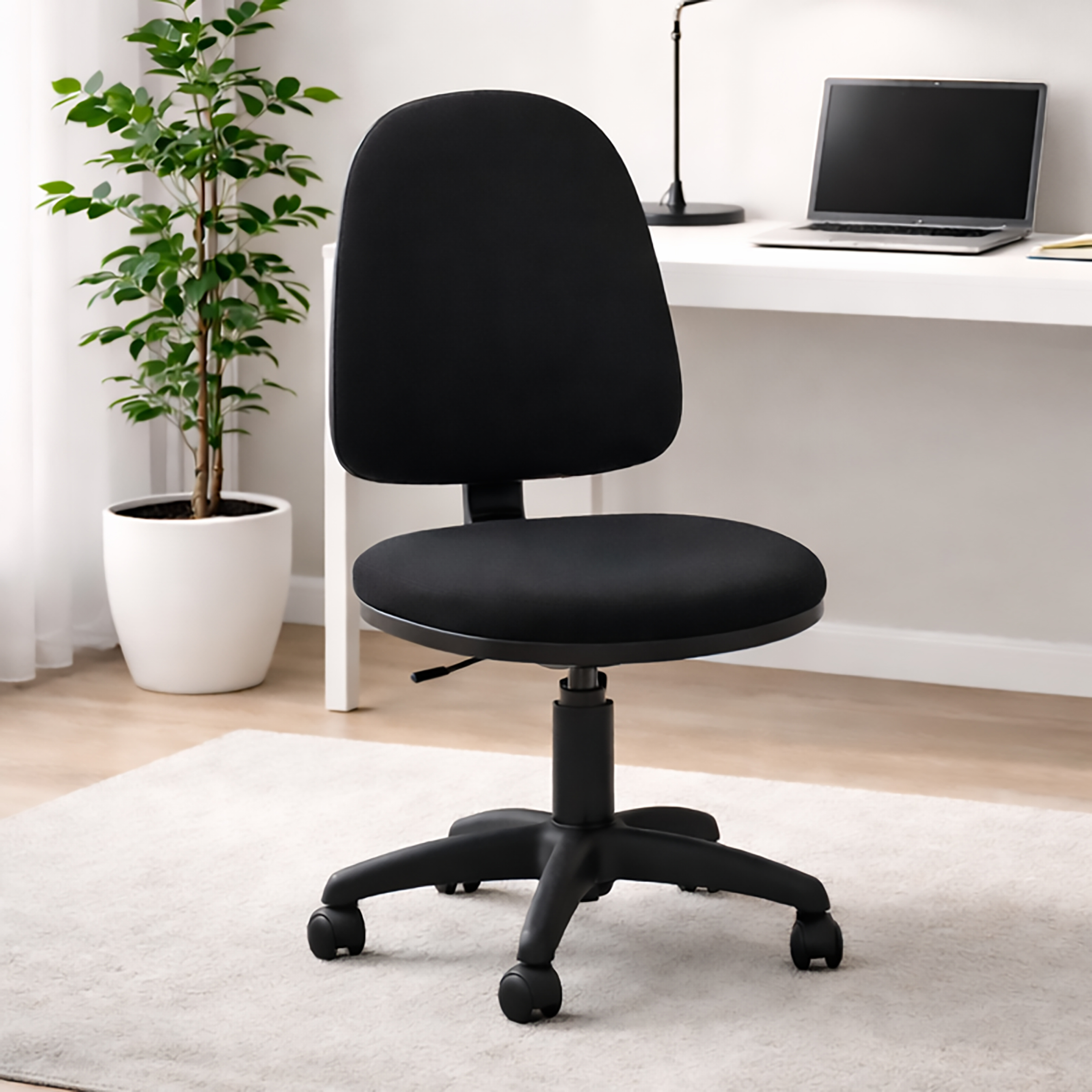 SEDIA UFFICIO MOD. START H IN TESSUTO NERO 