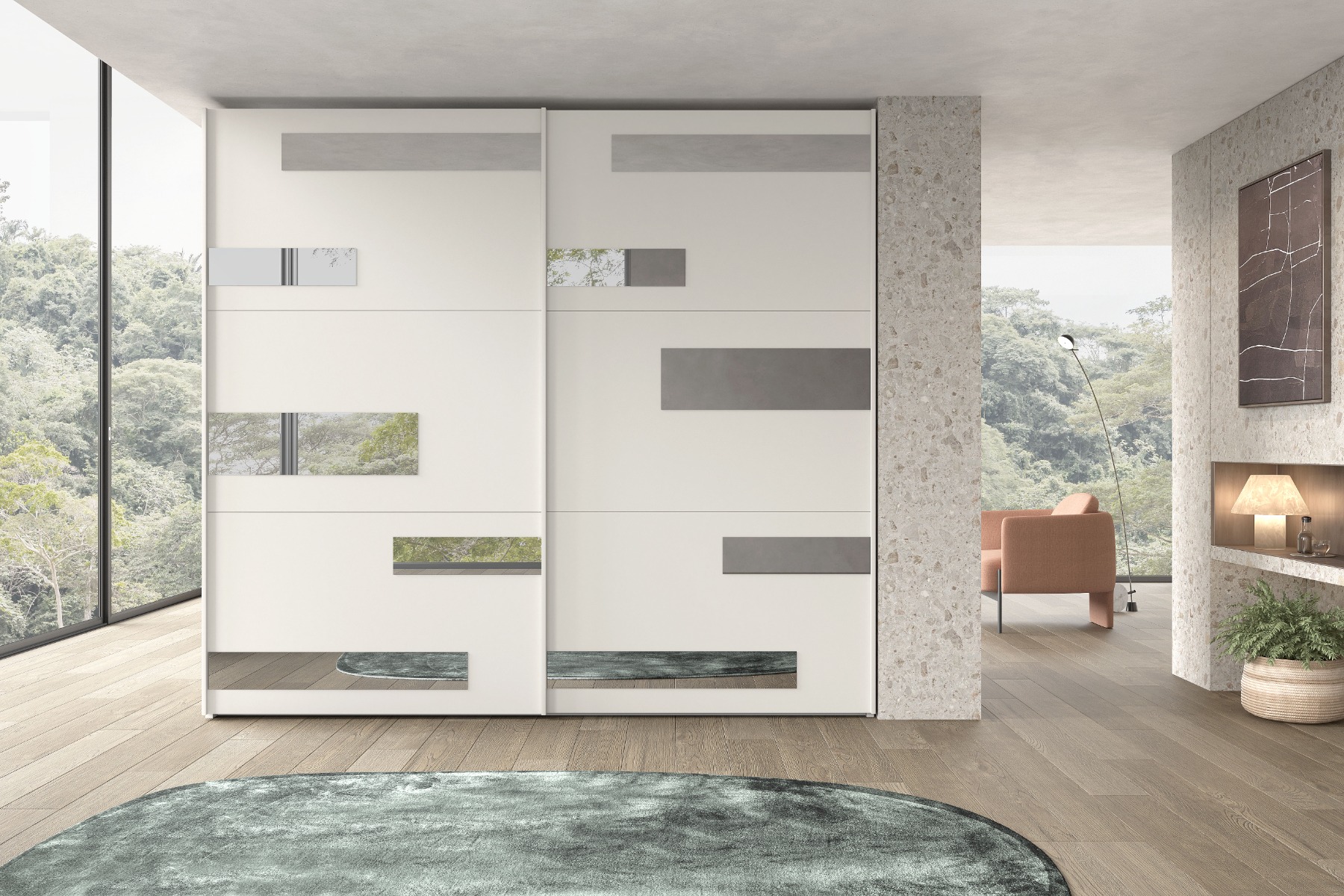 ARMADIO MOD. GALAXY CM 272X65 H. 247 CANAPA  